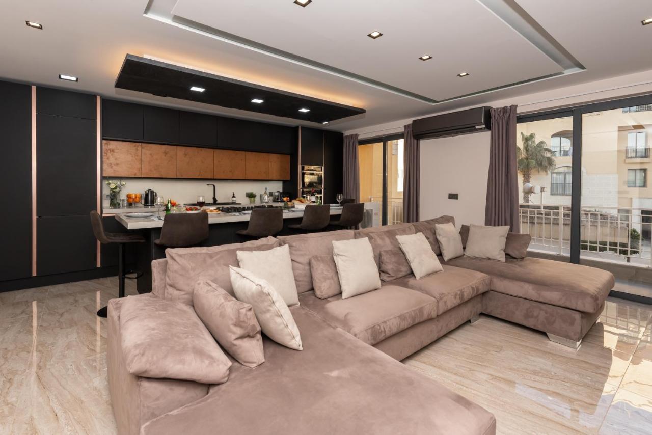 Luxury 2 Bed Apartment In The Heart Of St Julians Saint Julian's Bagian luar foto
